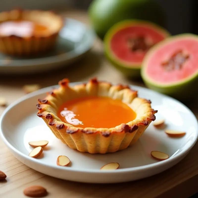 Tartaleta de Amaranto y Mermelada de Guayaba: Postre Mexicano Sin Horno y Vegano