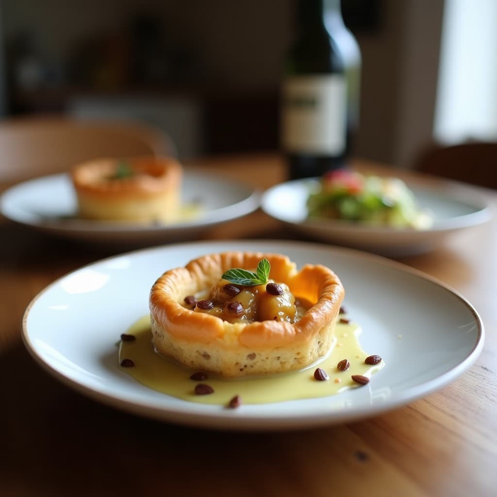 Tartaleta de Base de Avena y Crema de Higado de Bacalao: Aperitivo Nórdico Rico en Omega-3