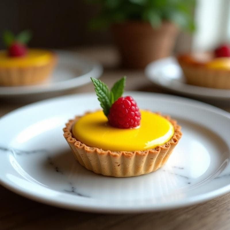 Tartaleta de Base de Avena y Relleno de Crema de Cúrcuma: Postre Antiinflamatorio Sin Horno