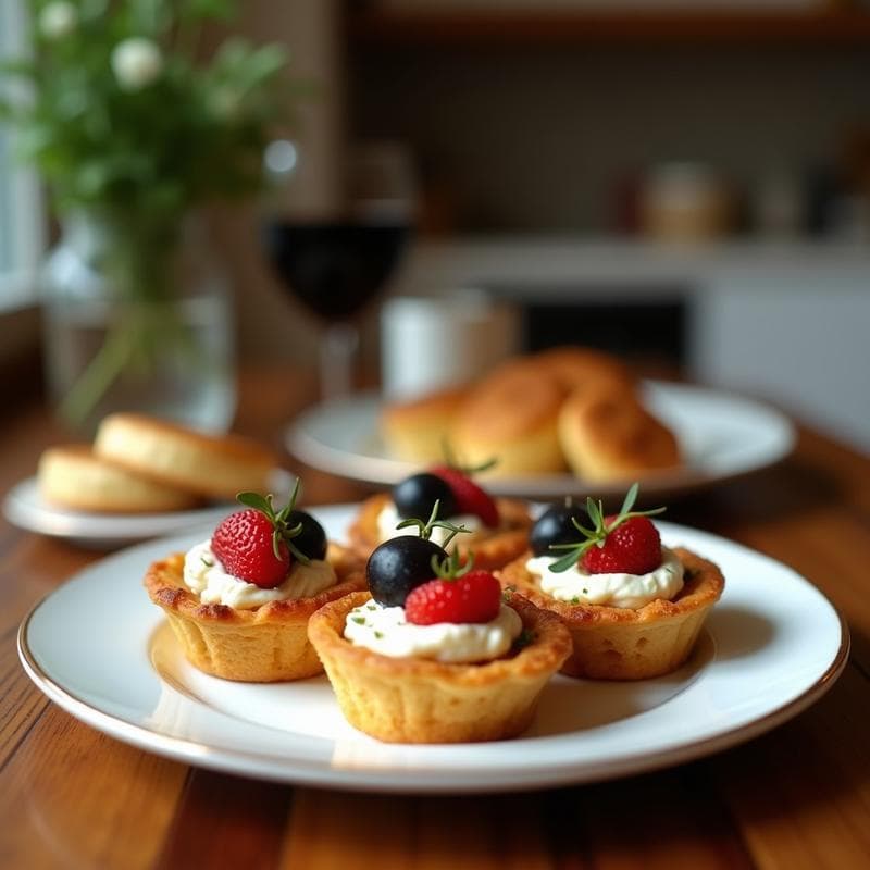 Tartaletas de Berenjena y Queso de Cabra Ahumado: Receta Gourmet en 20 Minutos con Toque Mediterráneo