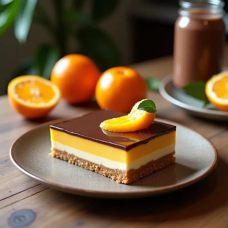 Tartaleta de Cacao y Naranja: Receta Sin Horno y con 4 Ingredientes