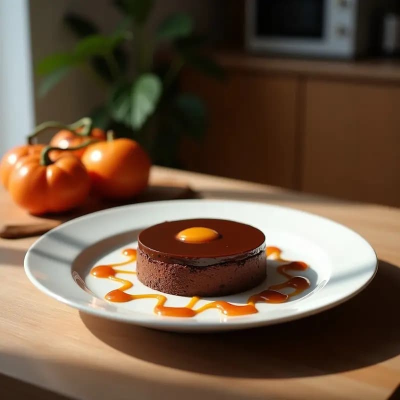 Tartaleta de Cacao y Puré de Castaña: Postre Francés Sin Azúcar y Vegano