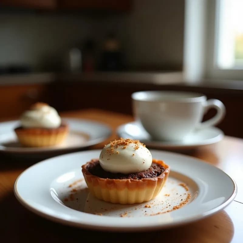 Tartaletas de Café Moka: Receta de Espresso con Crema de Mascarpone en 20 Minutos