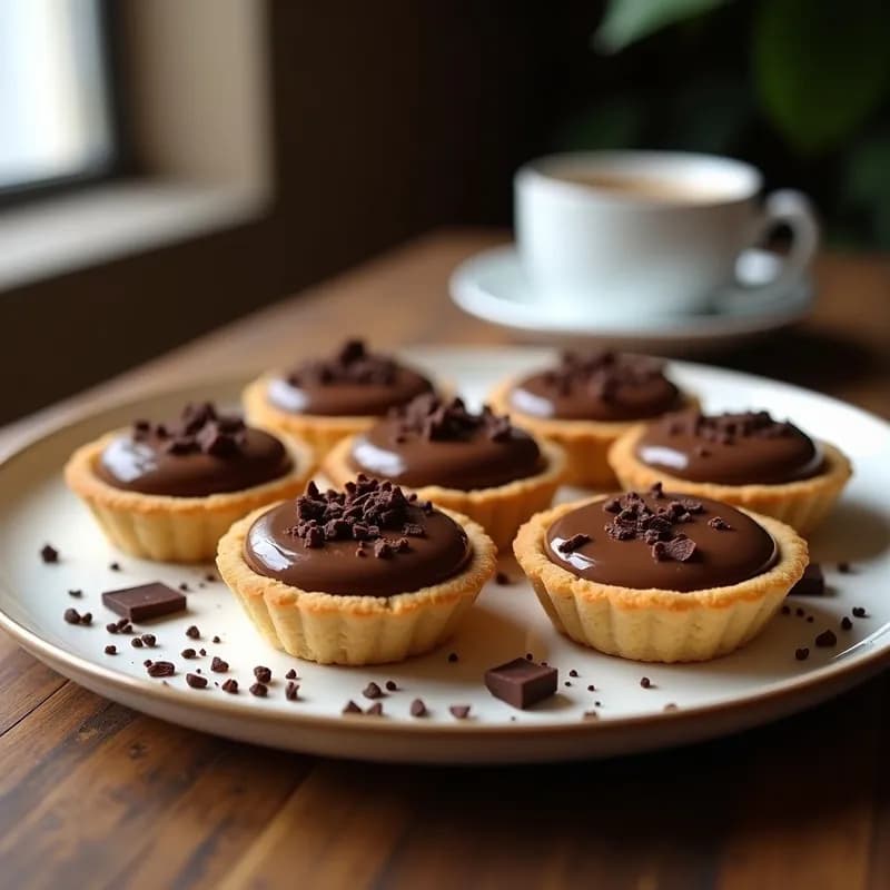 Tartaletas de Café Moka Veganas: Receta Sin Horno y con 4 Ingredientes