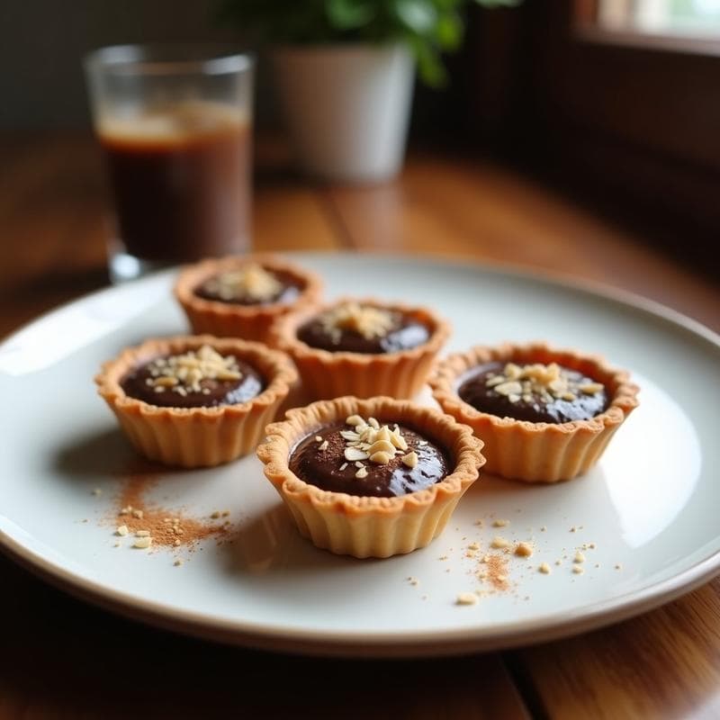 Tartaleta de Café Mole y Chía Pudding: Postre Mexicano Sin Horno y Alto en Proteína