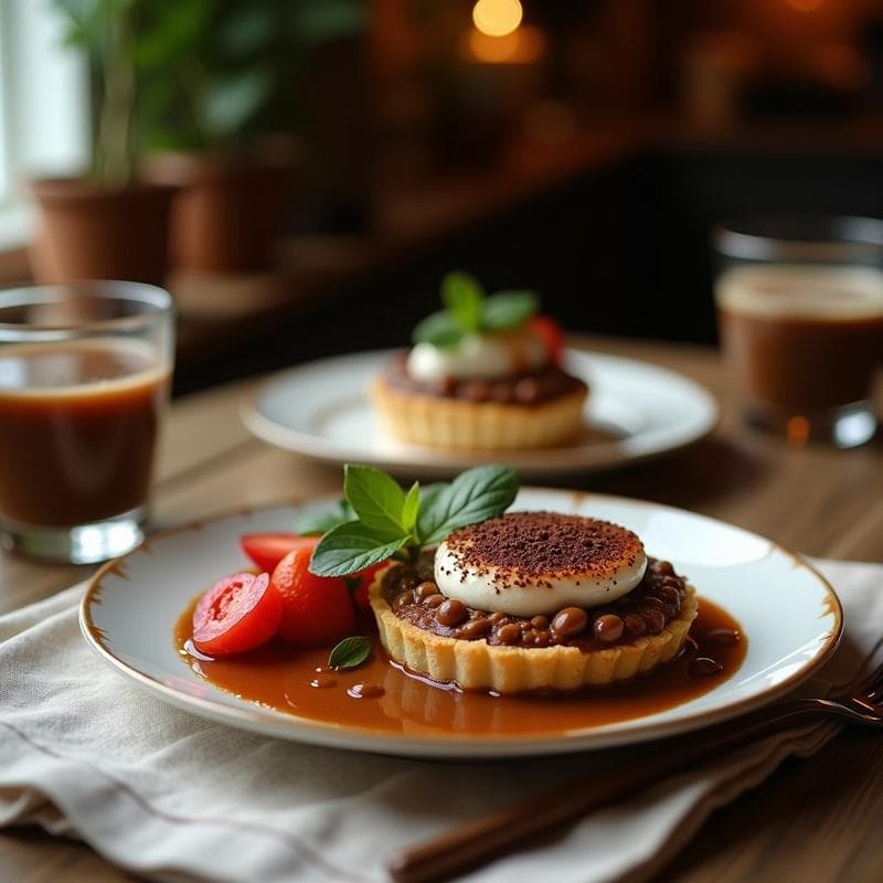 Tartaletas de Café Mole Negro Vegano: Receta Gourmet en Airfryer Sin Horno