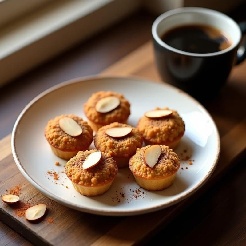 Tartaleta de Café y Nuez Moscada en Airfryer: Receta Sin Horno y Aromática en 15 Minutos