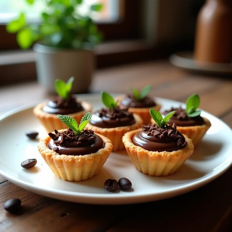 Tartaleta de Café y Trufa: Receta en Airfryer Sin Horno con Textura Crujiente
