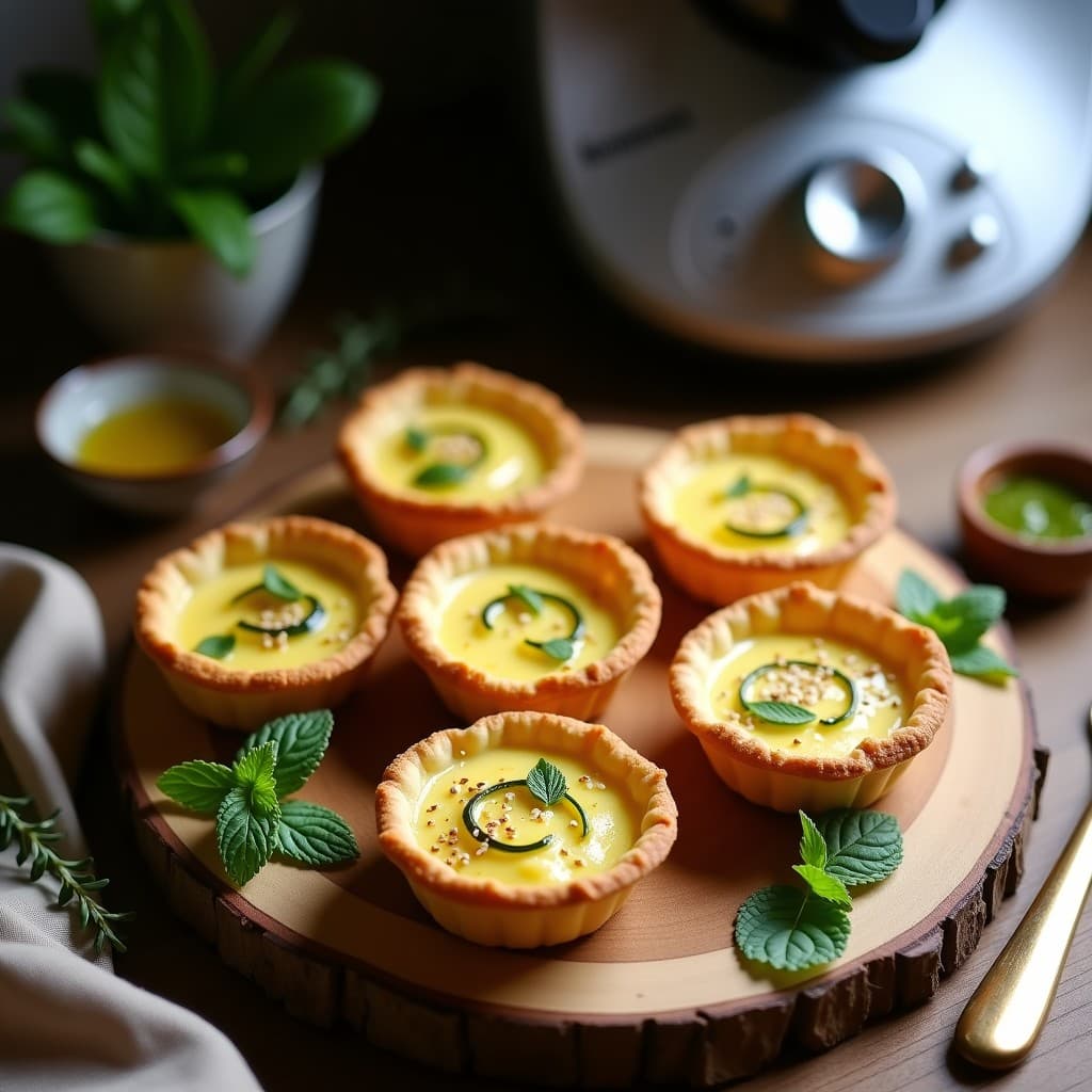 Tartaleta de Calabacín y Queso de Cabra: Entrante Francés Sin Masa en Thermomix