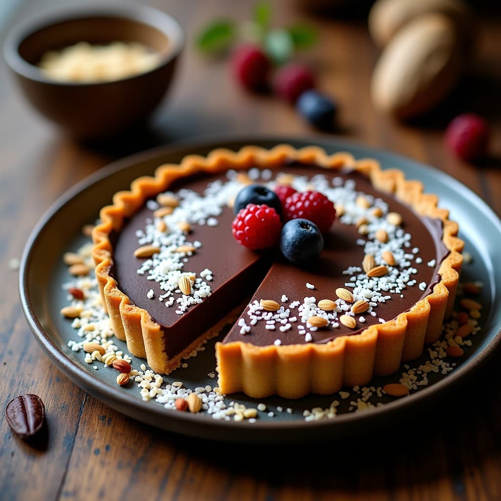 Tartaleta de Camu Camu y Cacao: Postre Peruano Sin Azúcar y Alta en Vitamina C