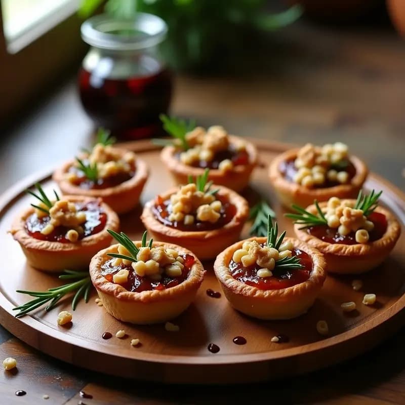 Tartaletas de Cebolla Caramelizada y Cabral Ahumado: Receta Gourmet en 30 Minutos con Masa Quebrada