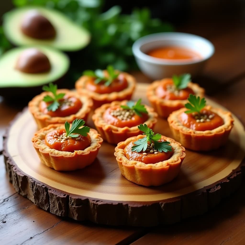 Tartaleta de Chickpea y Pimentón Ahumado: Receta Vegana en Airfryer Sin Harina