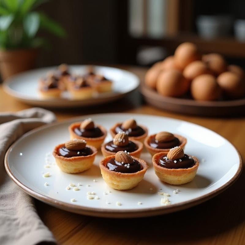 Tartaleta de Chocolate y Almendras con Sal Marina: Postre Keto Sin Horno