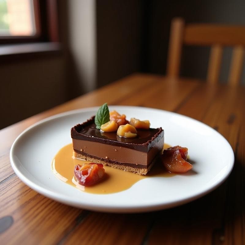 Tartaleta de Chocolate y Café: Postre Keto Sin Azúcar con Base de Almendras