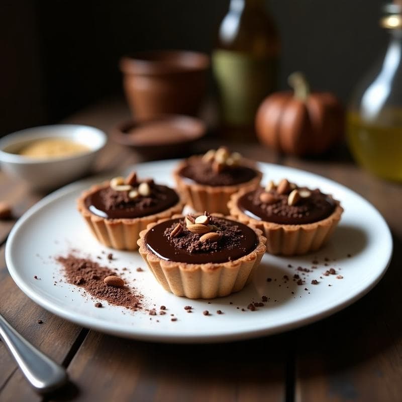 Tartaleta de Chocolate Negro con Aceite de Oliva: Receta Sin Horno y Ultracremosa