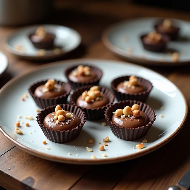 Tartaleta de Chocolate Negro: Receta Rellena de Crema de Avellana en 30 Minutos