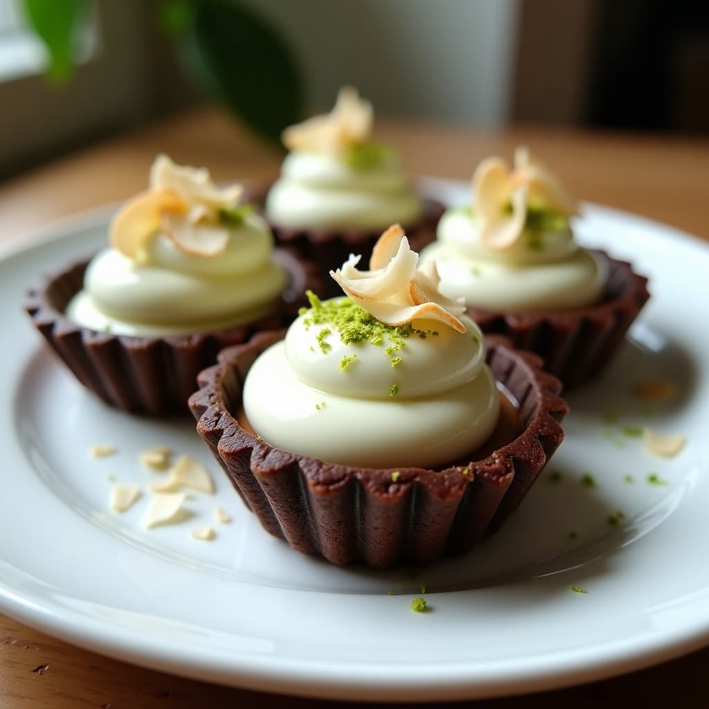 Tartaleta de Chocolote y Wasabi: Postre Japonés Picante y Sin Gluten en 15 Minutos