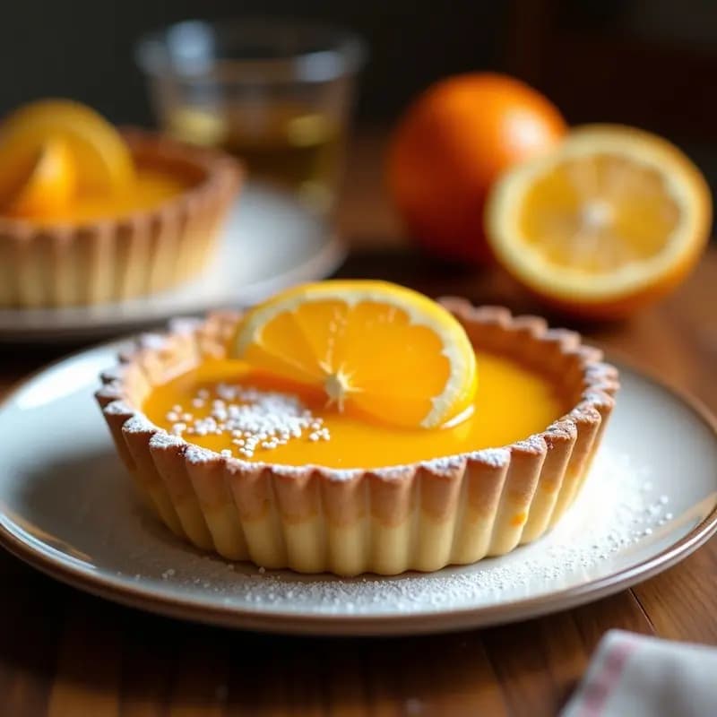 Tartaleta de Miel y Almendra con Toque Cítrico: Receta Sin Gluten en 30 Minutos