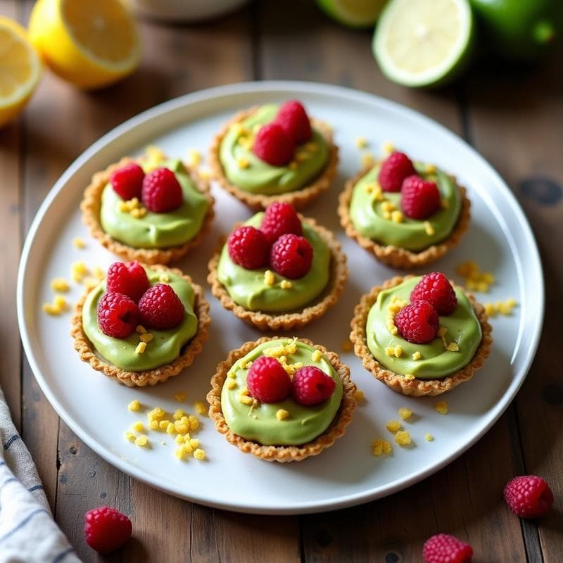 Tartaletas de Quinoa y Limón: Postre Sin Horno Alto en Proteína y Sin Gluten