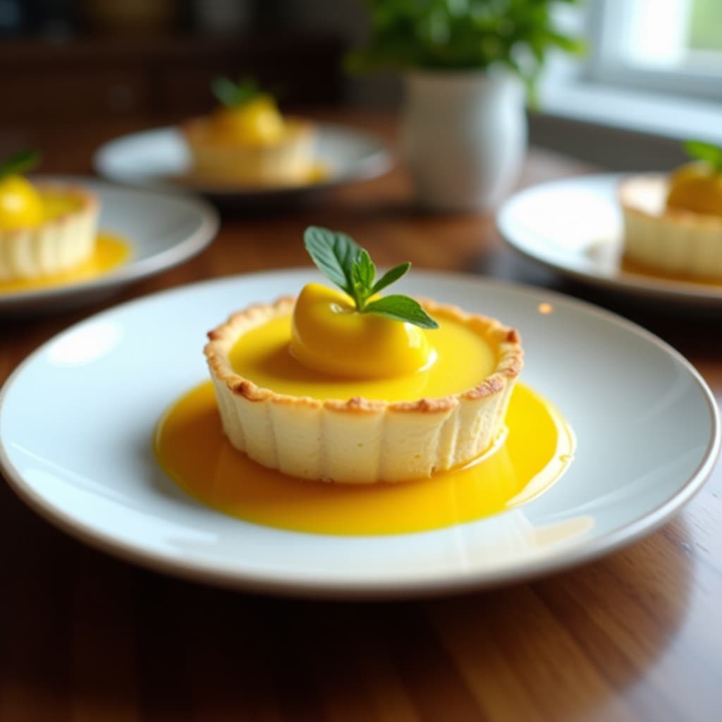 Tartaleta de Masa de Coco y Relleno de Crema de Maracuyá: Postre Colombiano Sin Horno