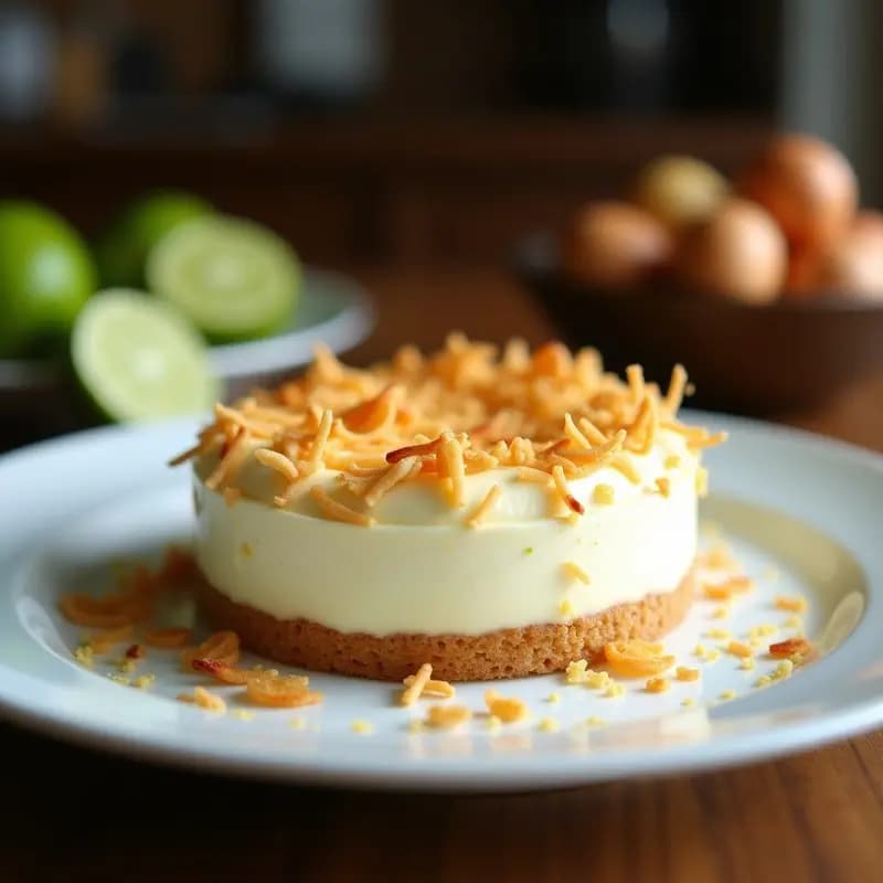 Tartaleta de Coco y Lima con Merengue Quemado: Postre Tropical en 30 Minutos