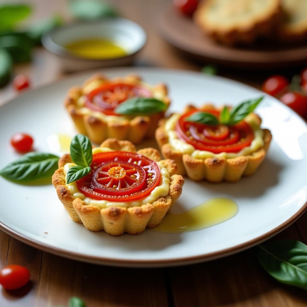 Tartaleta de Base de Coliflor y Queso de Anacardos con Topping de Tomates Secos: Receta Sin Horno y Sin Gluten