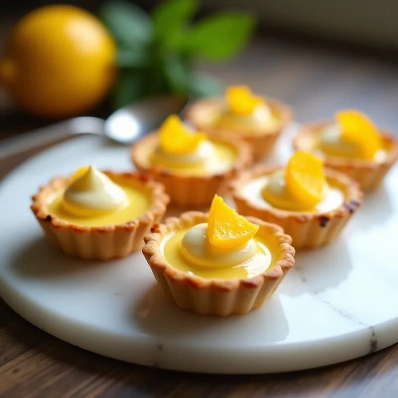 Tartaletas de Crema de Citron y Limón Merengadas: Receta Elegante en 30 Minutos
