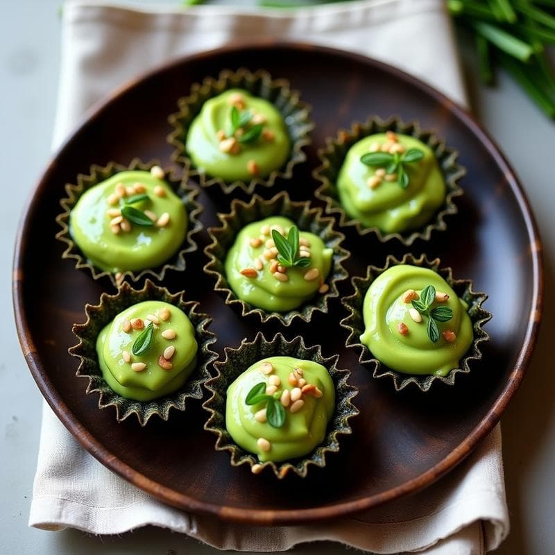 Tartaletas de Algas Nori y Aguacate: Receta Crujiente y Saludable en 15 Minutos