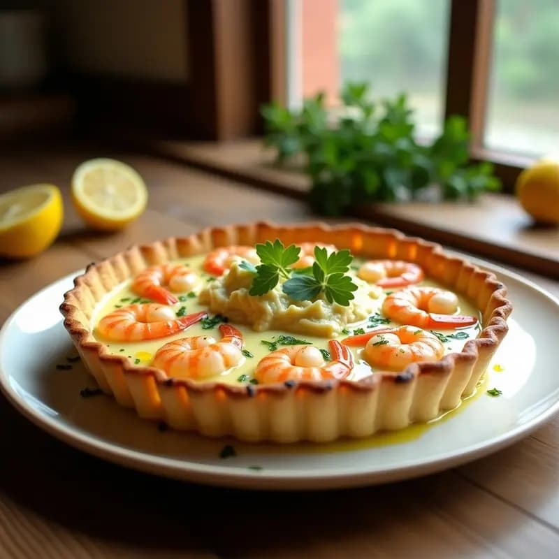Tartaleta de Alcachofas y Gambas: Receta Cremosa y Elegante en 30 Minutos