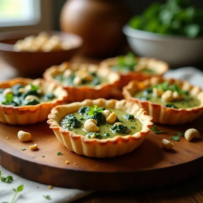 Tartaletas de Espinaca y Tofu Vegano: Receta en Airfryer con Sabor Intenso y Sin Horno