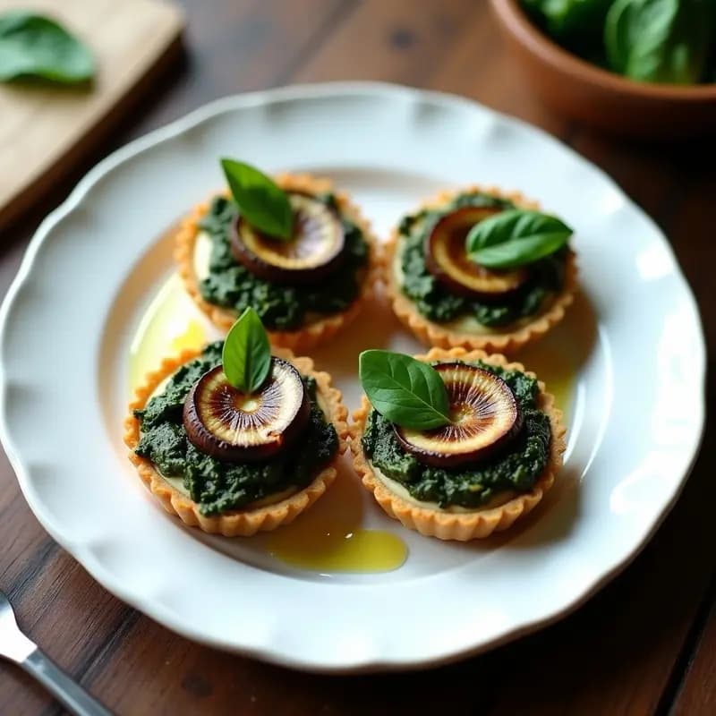 Tartaletas de Espinacas y Hongos Portobello: Receta Keto Sin Horno y Alta en Proteínas