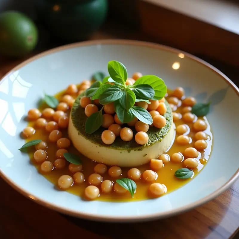 Tartaleta de Garbanzo y Pesto de Rúcula con Higos Asados: Entrante Mediterráneo Sin Gluten