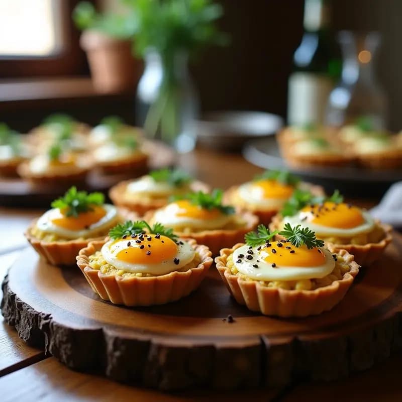 Tartaleta de Garbanzos y Alcachofas con Vinagreta de Azafrán: Aperitivo Español Keto en 15 Minutos
