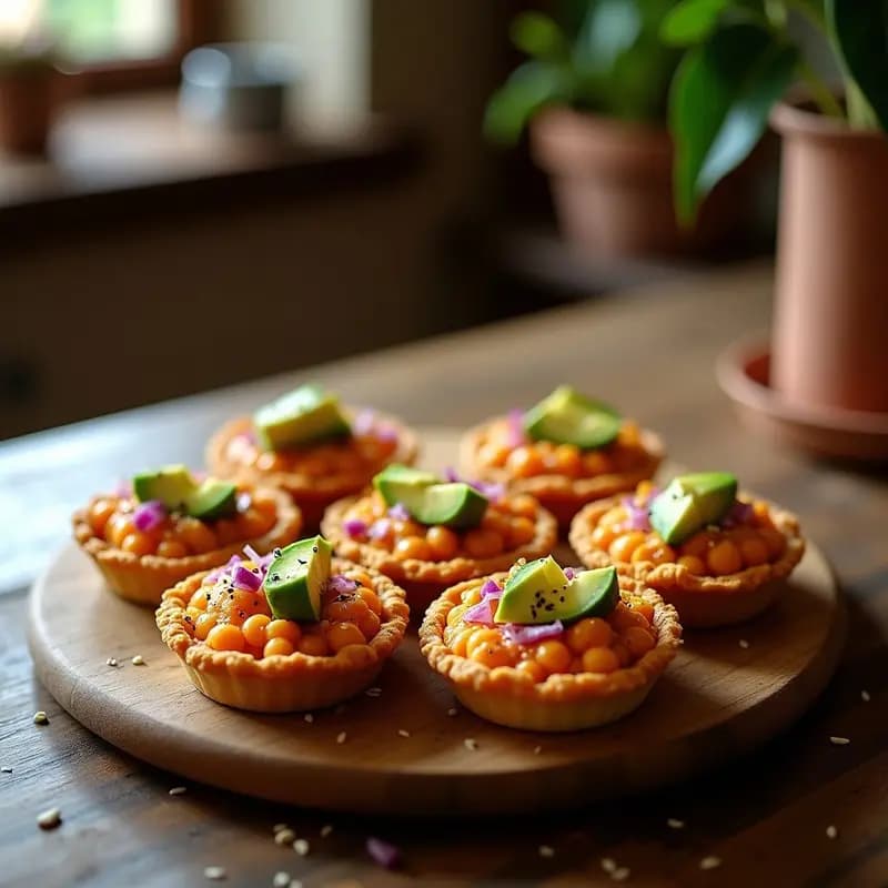 Tartaleta de Garbanzos y Pimentón Ahumado: Receta Vegana Sin Horno con Toque Español