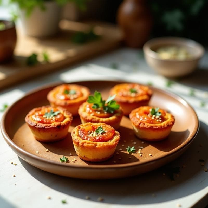 Tartaleta de Garbanzos Tostados y Pimentón de la Vera: Aperitivo Crujiente en Airfryer