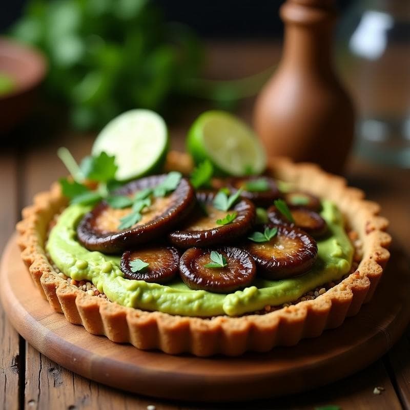 Tartaleta de Guacamole y Champiñones Portobello al Horno: Receta Keto y Sin Gluten