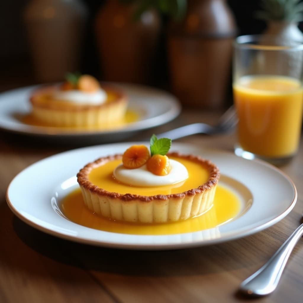 Tartaleta de Harina de Almendra y Crema de Castañas: Postre Francés Sin Gluten