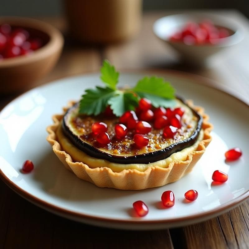 Tartaleta de Hummus y Berenjena Ahumada: Aperitivo Vegano en Airfryer sin Harina