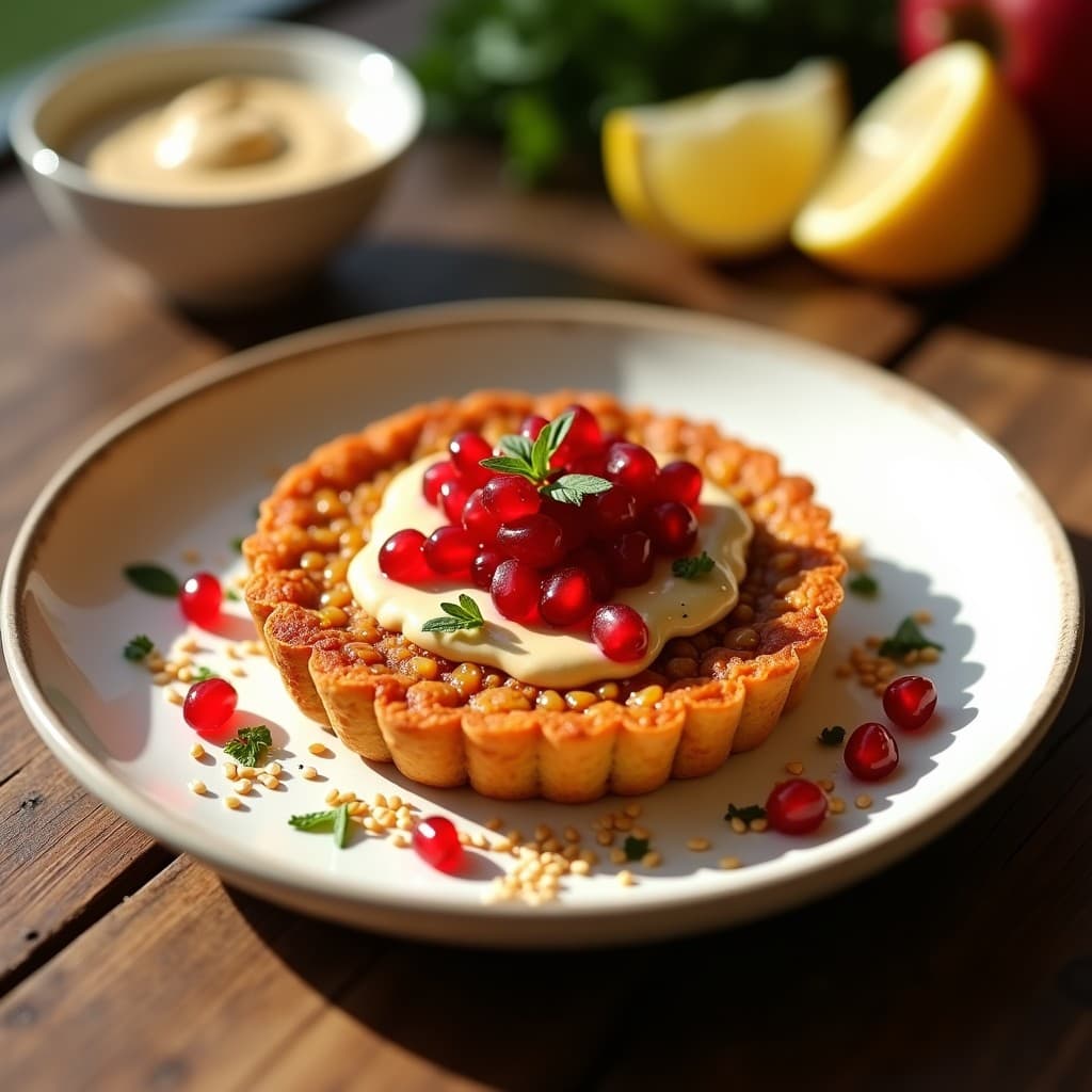 Tartaleta de Lentejas Rojas y Tahini: Receta Vegana en Airfryer con Toque Libanés
