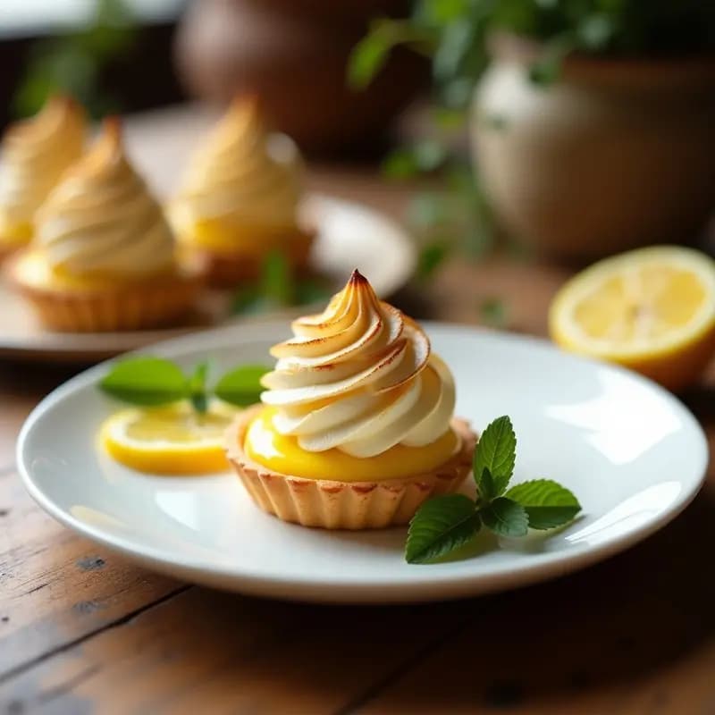 Tartaleta de Limón y Merengue Suárez: Postre Argentino Fresco y Ácido