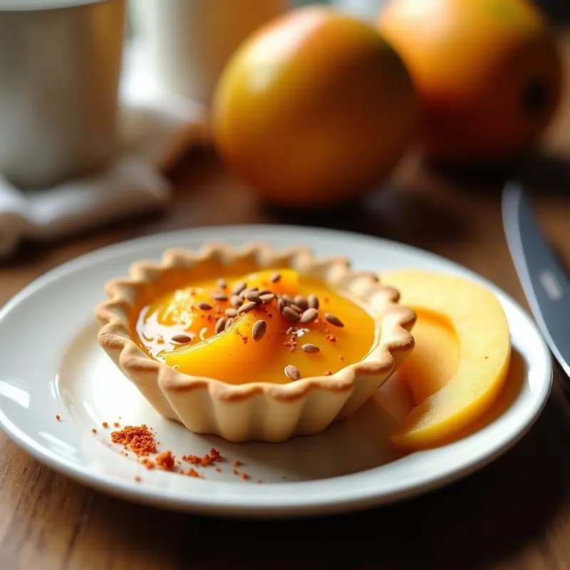 Tartaleta de Mango y Chile con Habituela: Receta Dulce y Picante en 30 Minutos