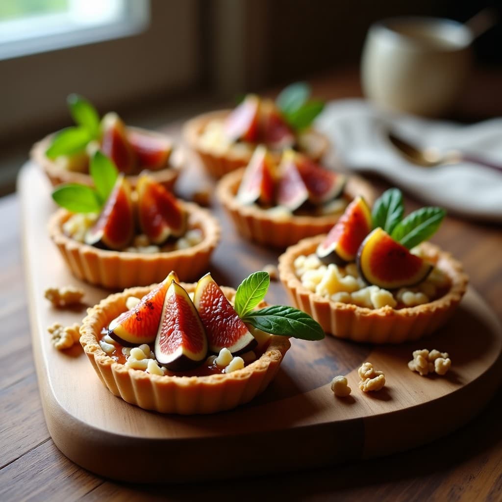 Tartaleta de Masa de Almendra con Relleno de Higo y Queso de Oveja: Postre Francés Sin Gluten