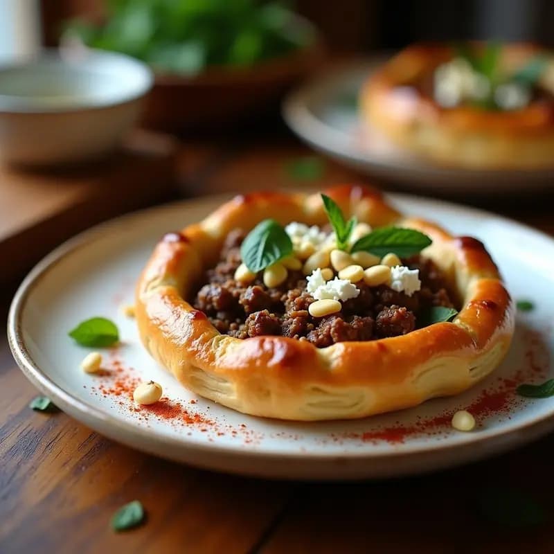 Tartaleta Moruna de Berenjena y Cordero: Receta Árabe Express y Alta en Proteína