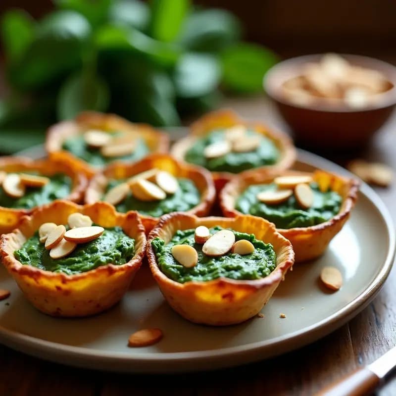 Tartaletas de Patata y Espinaca Veganas: Receta Fácil y Sin Gluten en 30 Minutos