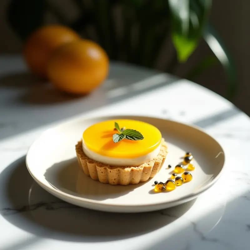 Tartaleta de Queso de Anacardo y Maracuyá: Postre Crudivegano Sin Horno