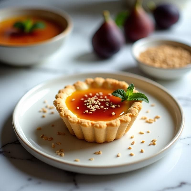 Tartaleta de Queso de Anacardos y Mermelada de Higos: Postre Vegano Sin Horno en 15 Minutos
