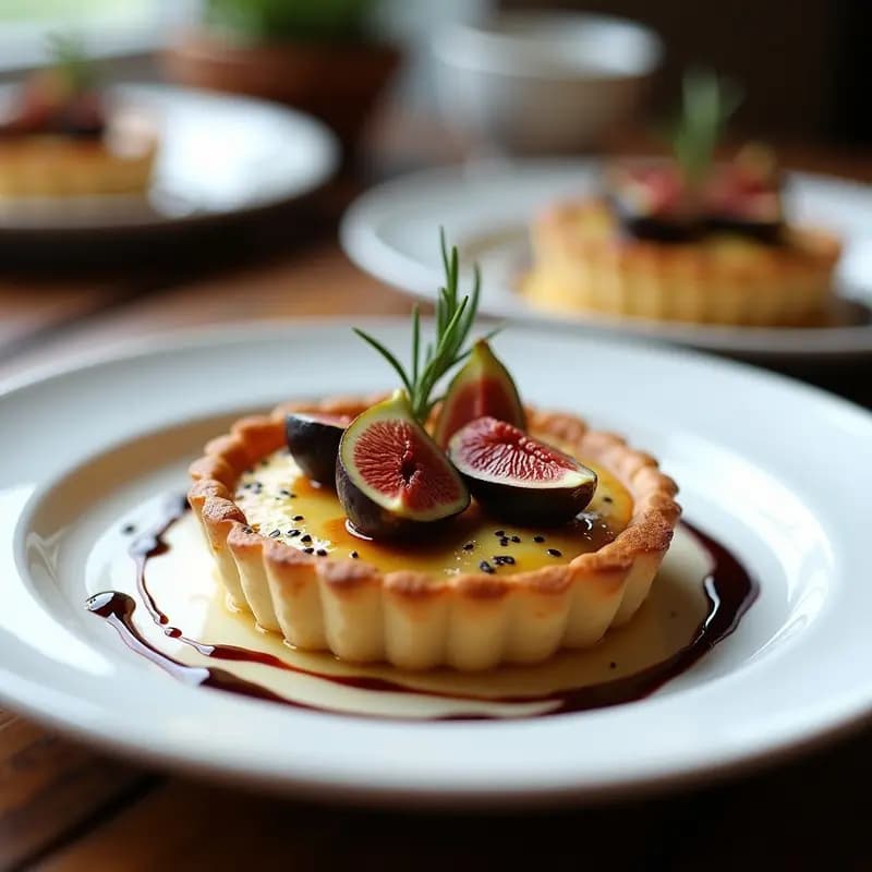 Tartaleta de Queso de Cabra y Higo: Receta Francesa Elegante para Eventos