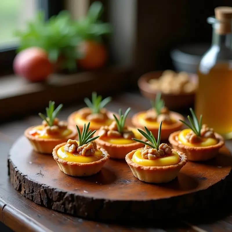 Tartaletas de Queso de Cabra y Mermelada de Higos: Receta Rápida con Toque Gourmet