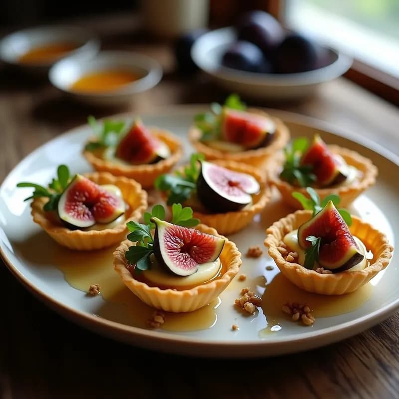 Tartaletas de Queso de Cabra y Miel: Receta en Molde con Toque Figura y Crujiente