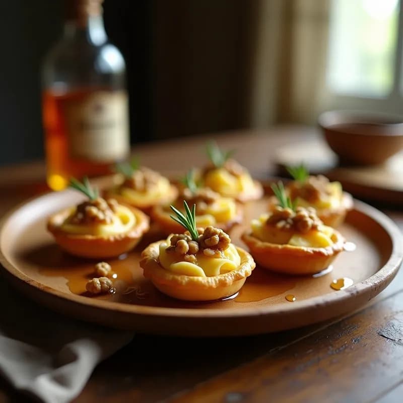 Tartaleta de Queso de Cabra y Miel: Receta Gourmet en Airfryer con Nueces